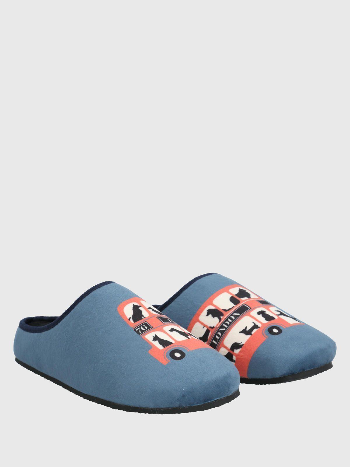 Pantufla  Unisex  Slipper Uk Bus Azul-0