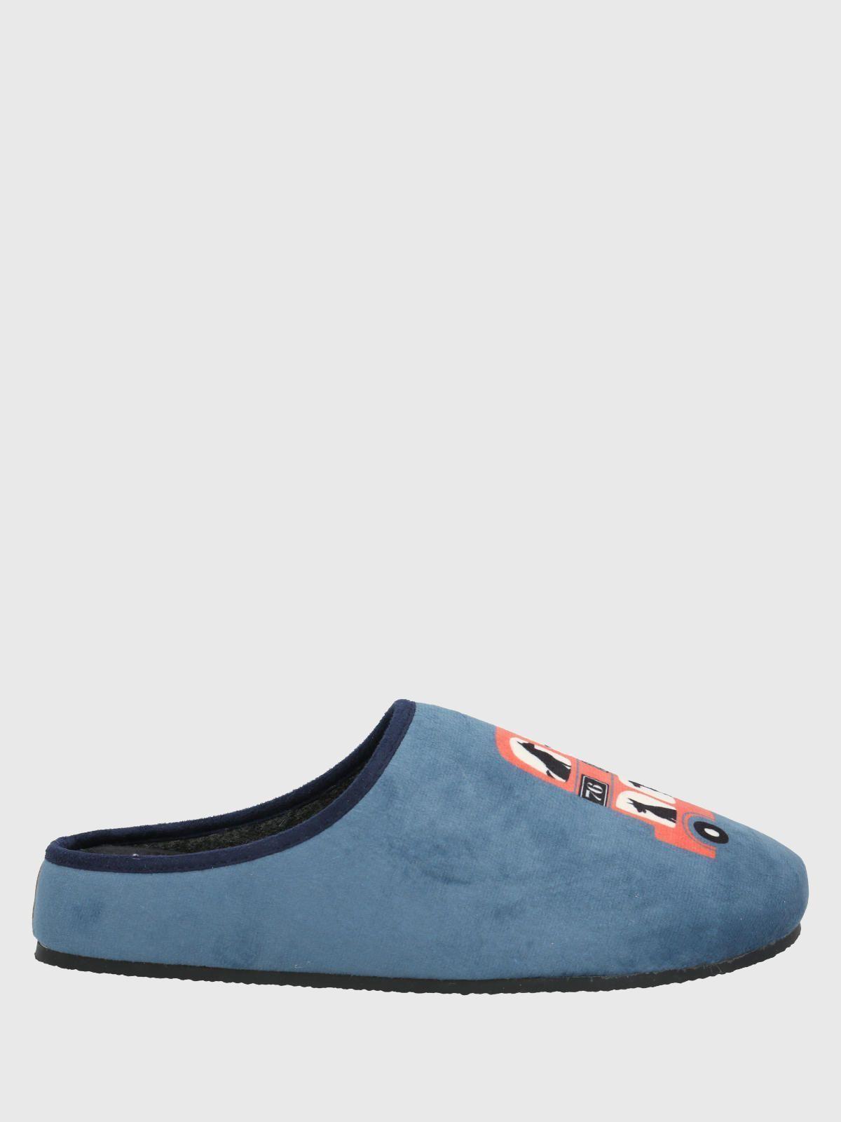 Pantufla  Unisex  Slipper Uk Bus Azul-1