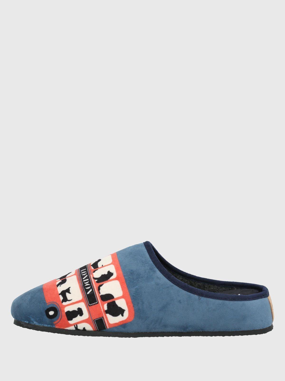 Pantufla  Unisex  Slipper Uk Bus Azul-6