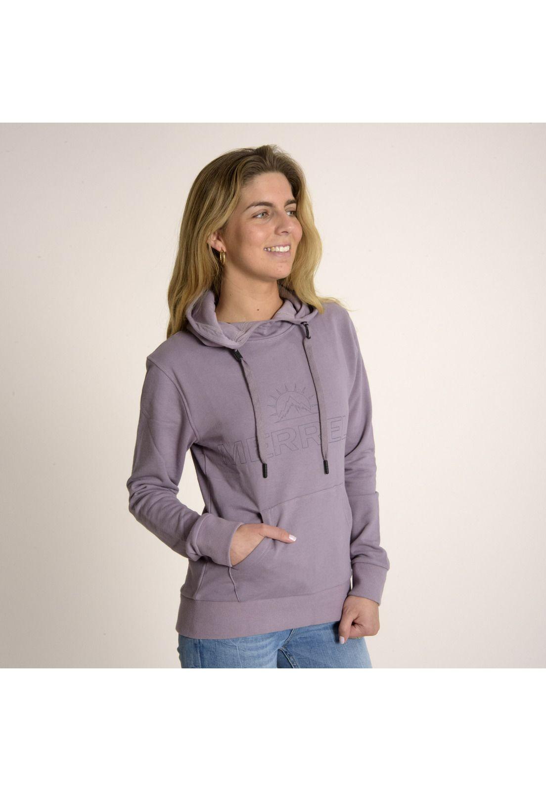 Poleron Mujer W Merrell Pull Over Morado-0