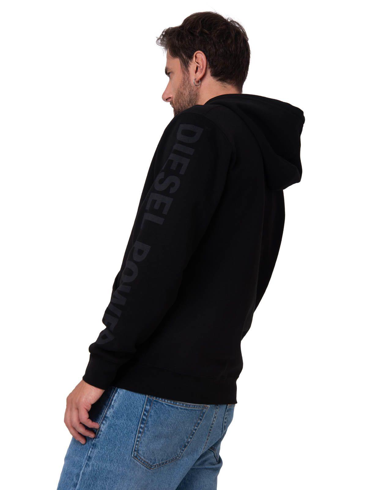 Polerón Hombre Diesel Power Pullove Negro-3