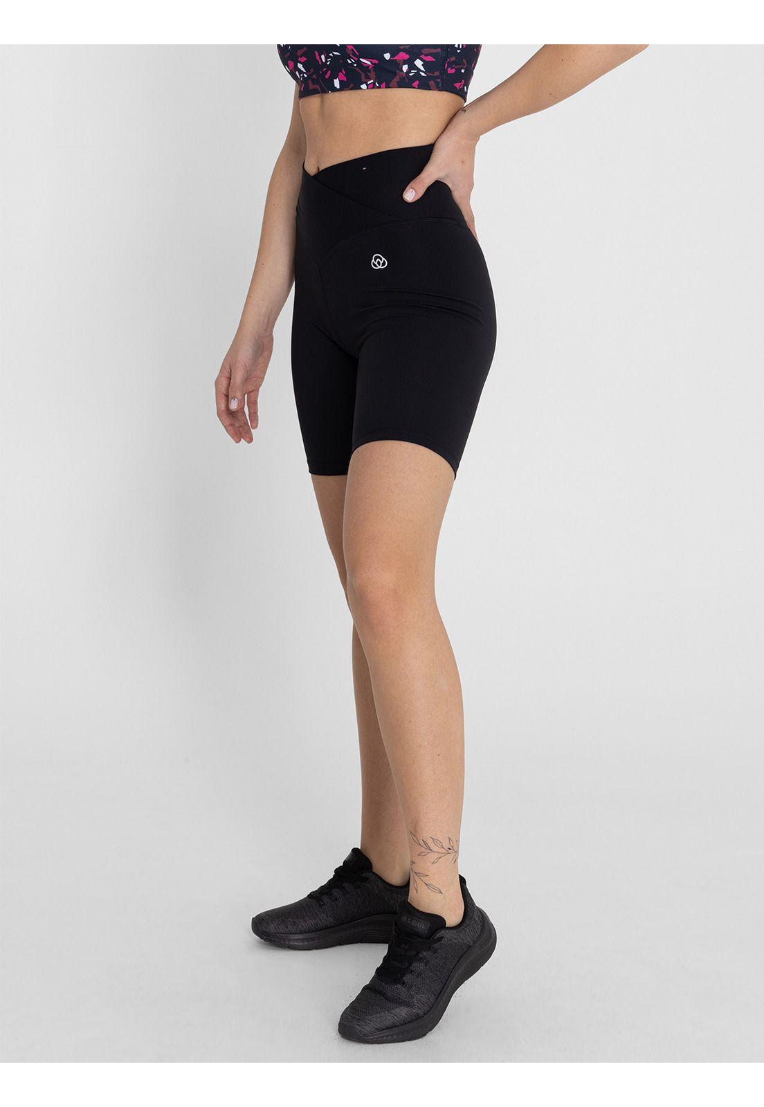Calza Biker Mujer Sofi Negro-2