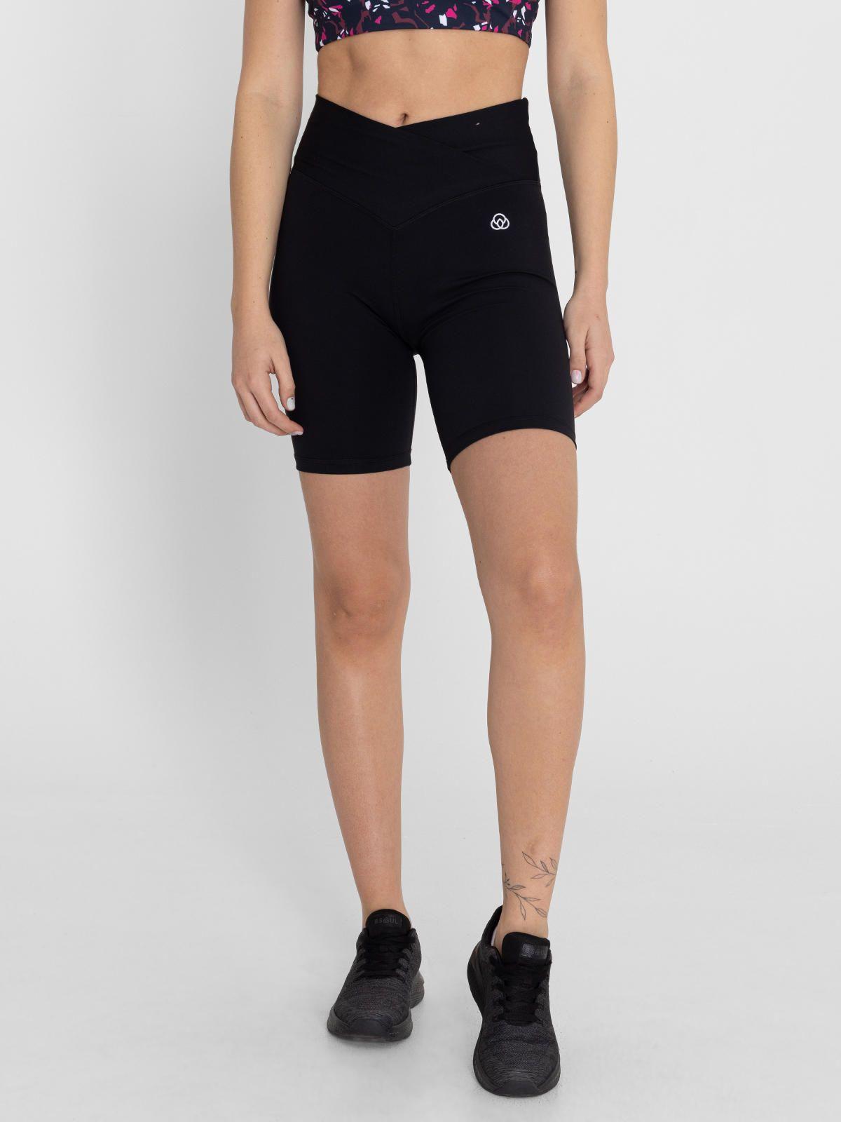 Calza Biker Mujer Sofi Negro-0