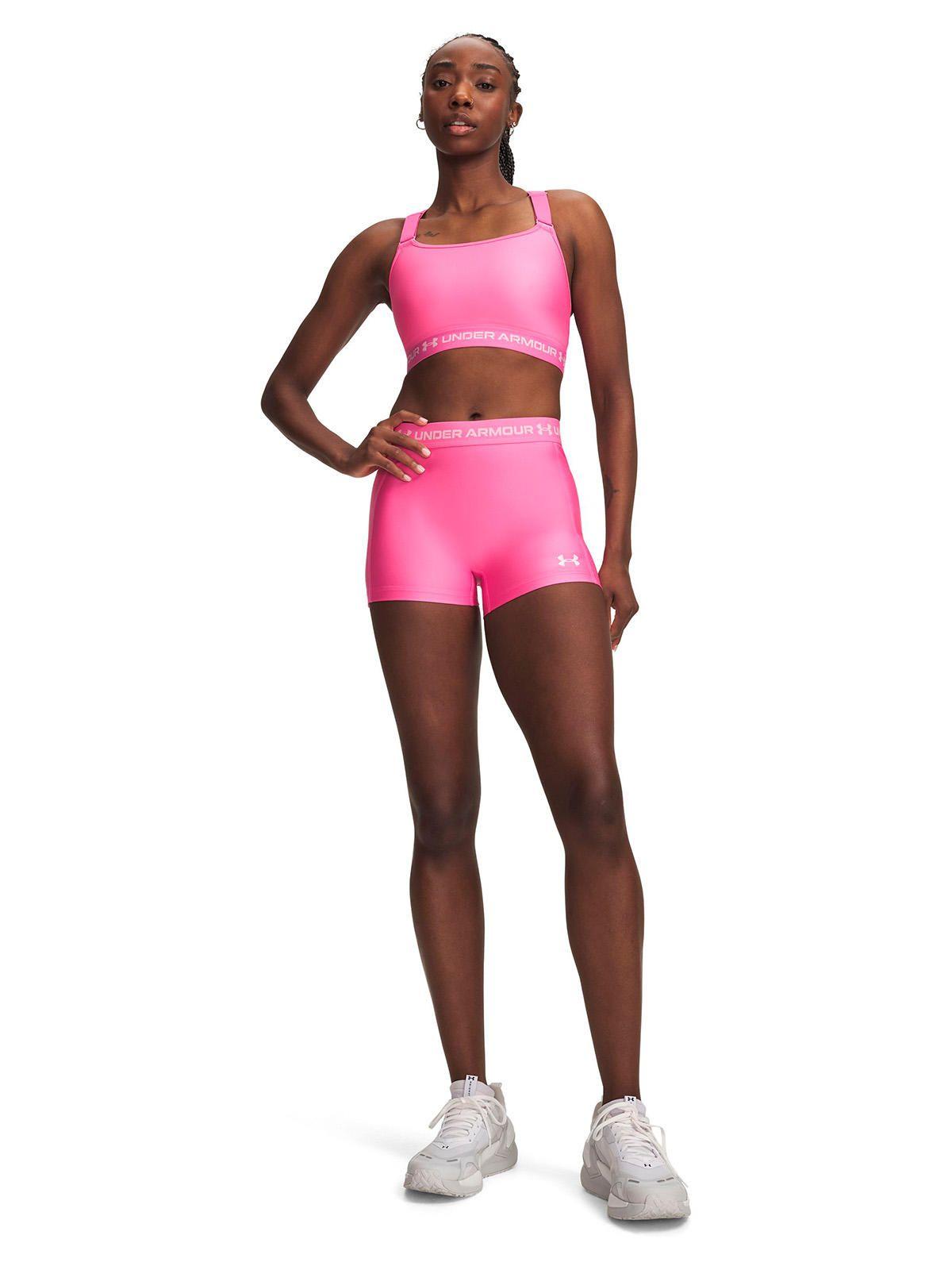 Calza HeatGear Shorty rosada Mujer-3