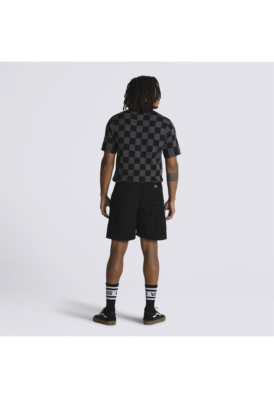 Short Range Check Cord Loo Negro Hombre-1