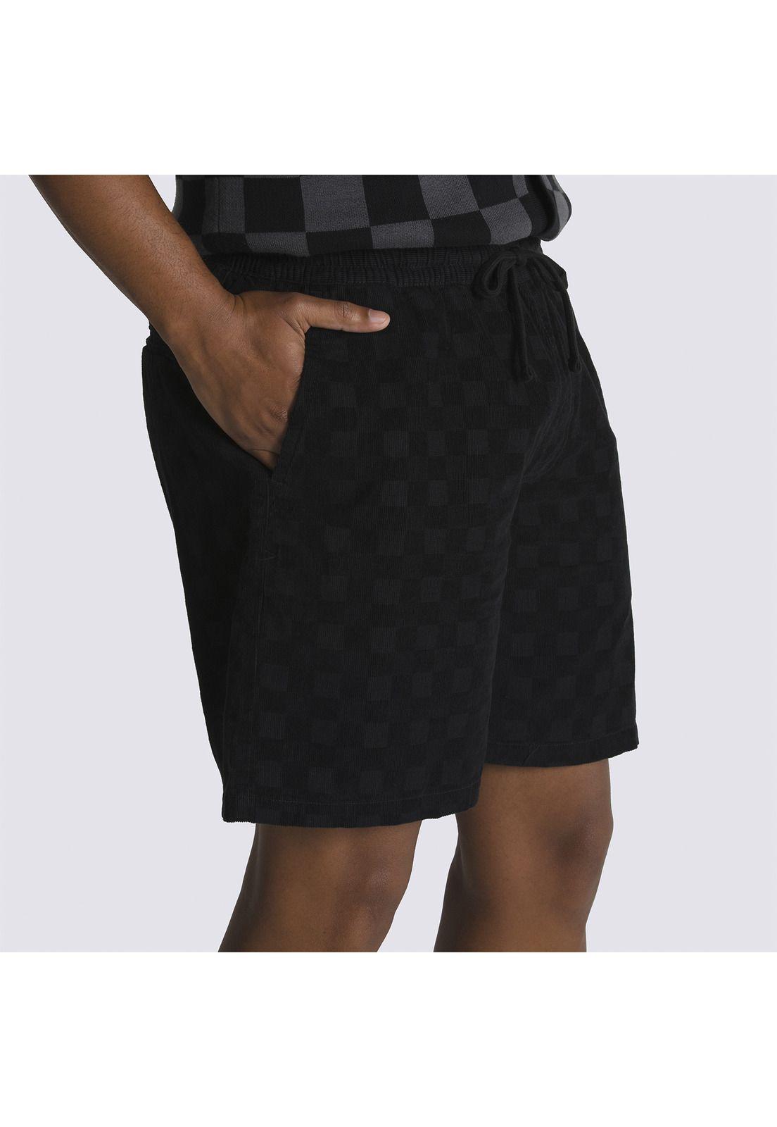 Short Range Check Cord Loo Negro Hombre-3