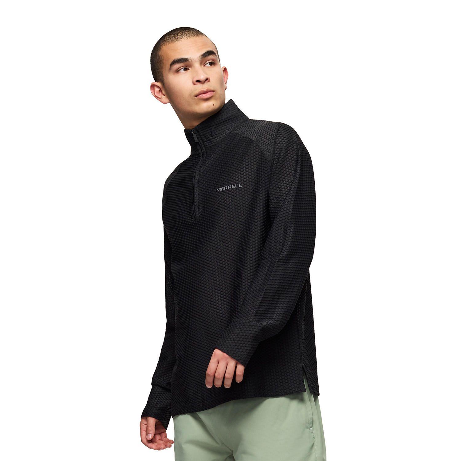 Polar Hombre Teebo Mid Layer Texture Negro-1