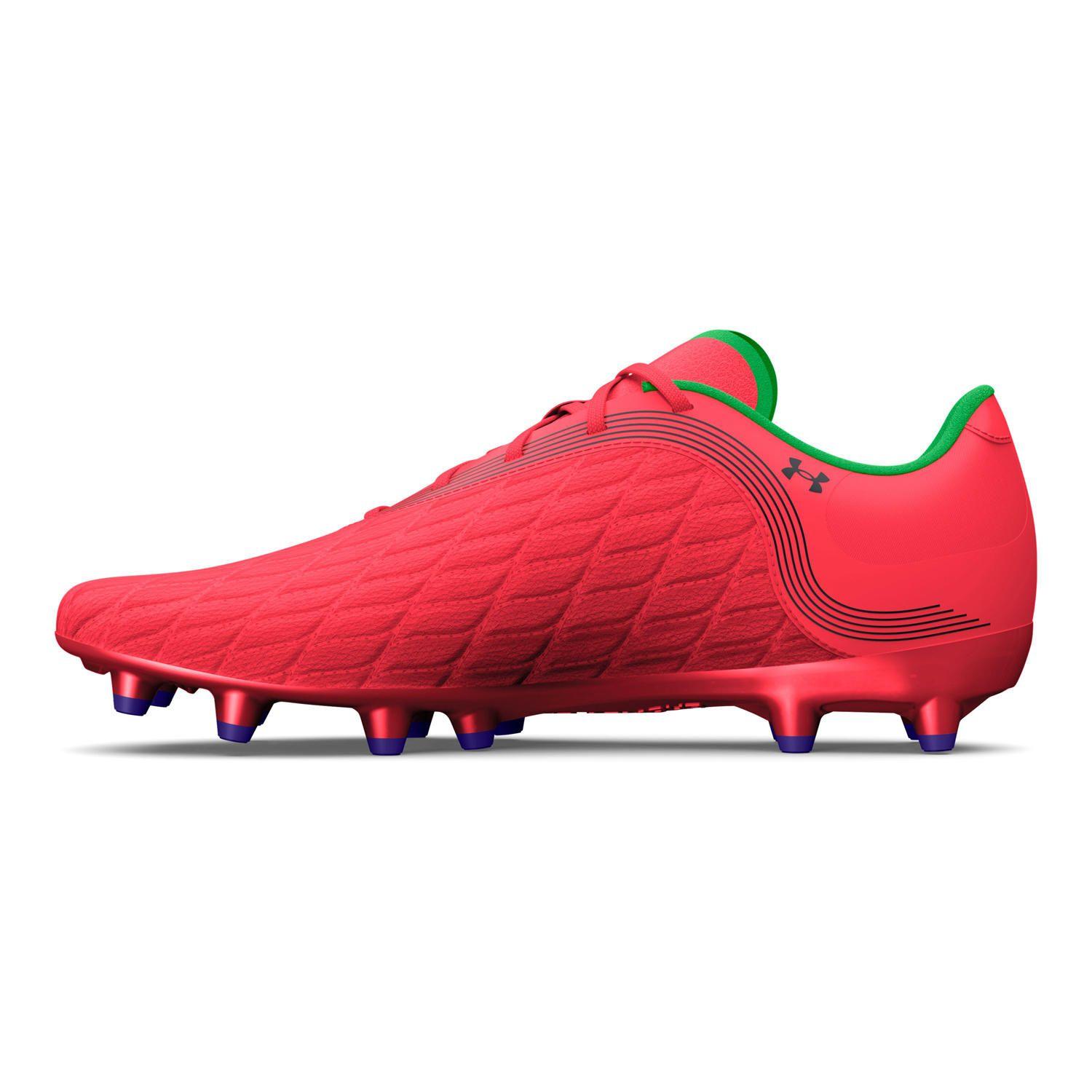 Zapato fútbol UA Magnetic Pro 3 mujer Rojo-1