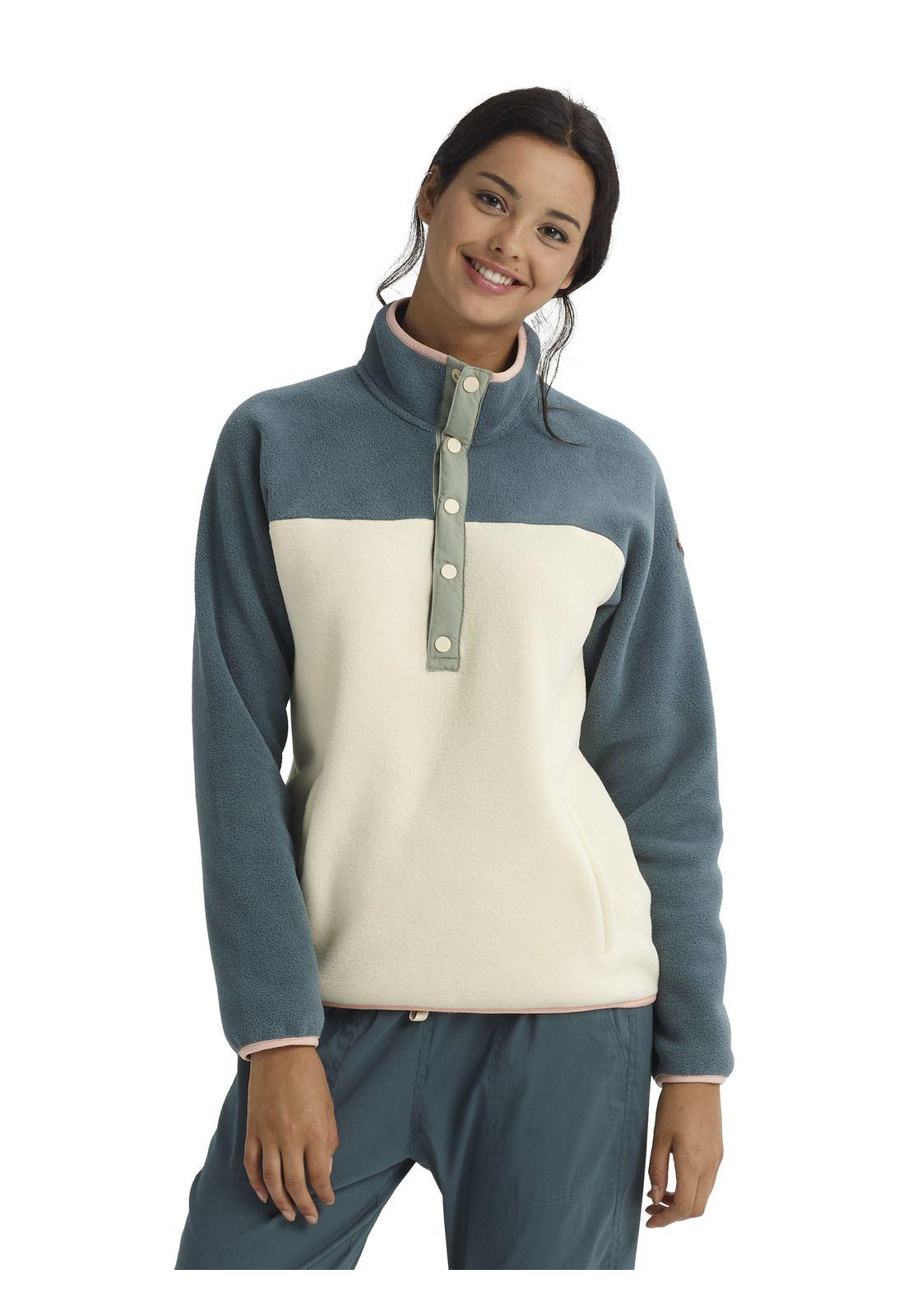 Polar  Mujer Wb Hearth Flc Po Drkslt/Crmbru Multicolor-0