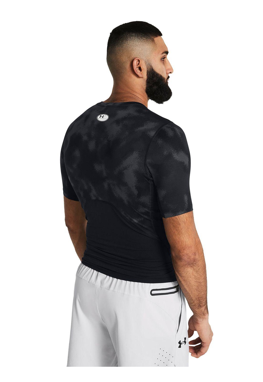 Polera UA HeatGear® hombre Negro-4