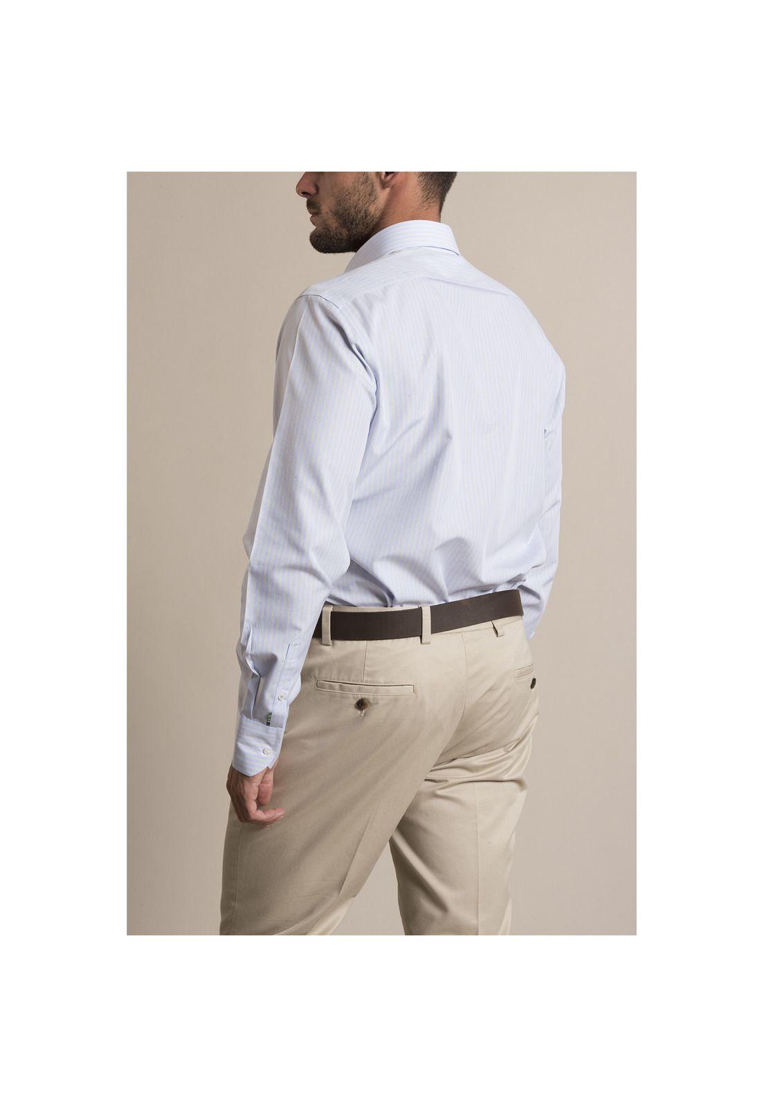 Camisa Libre de Arrugas Rockford Celeste-3