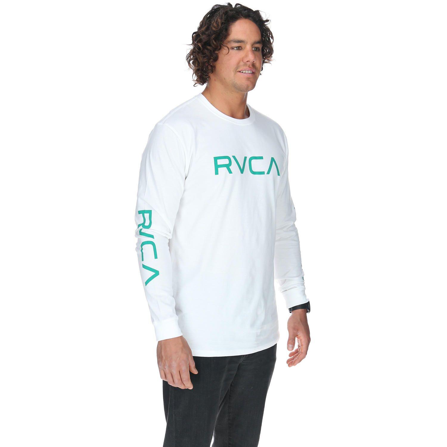 Polera M/C Hombre Big Rvca Ls Blanco-3