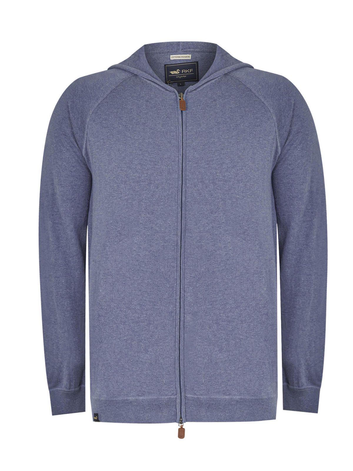 Chaleco Algodón Orgánico Azul Leoini Hombre -0