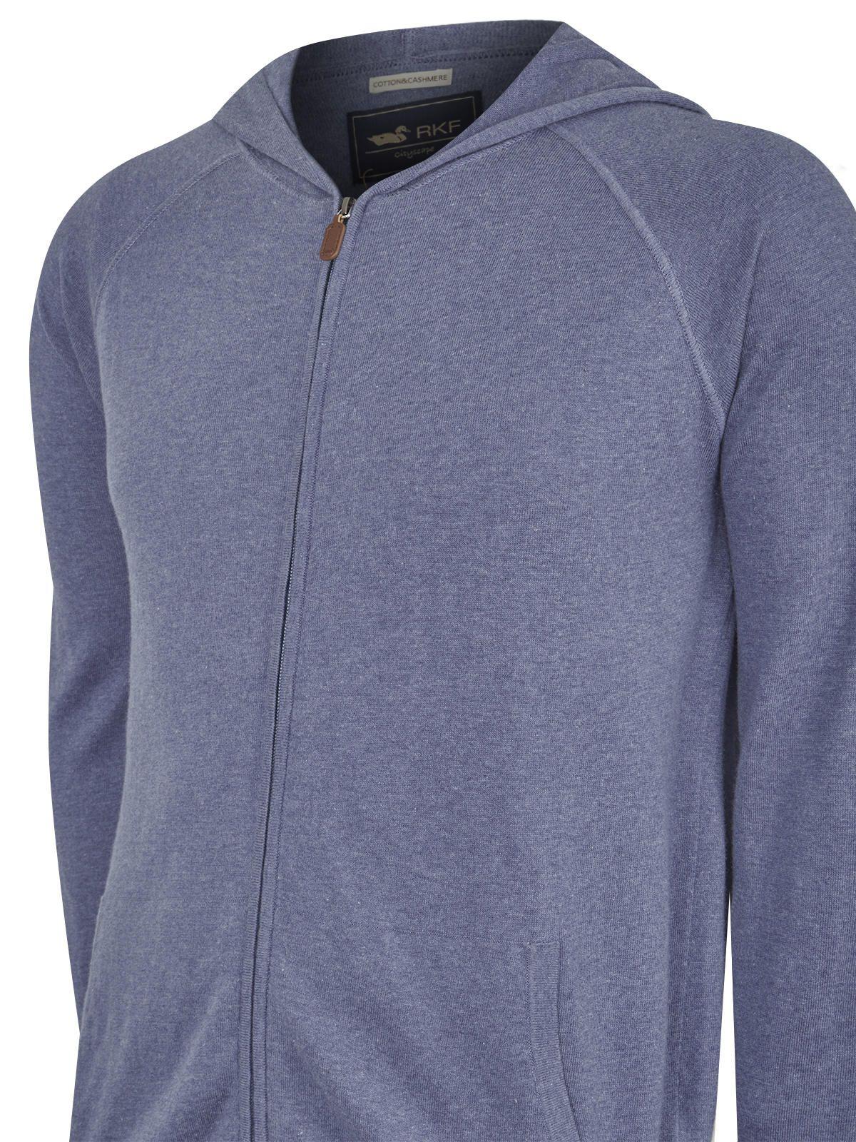 Chaleco Algodón Orgánico Azul Leoini Hombre -3