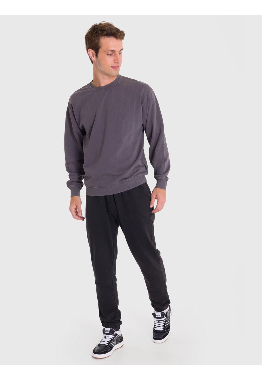 Polerón Hombre Terry Crew Gris-4