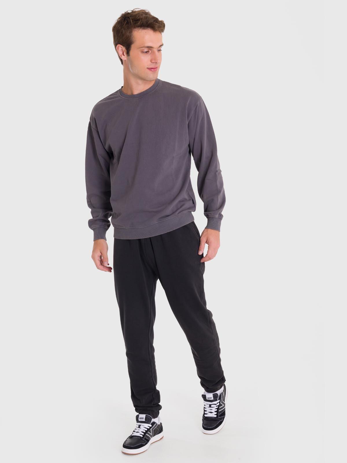 Polerón Hombre Terry Crew Gris-4