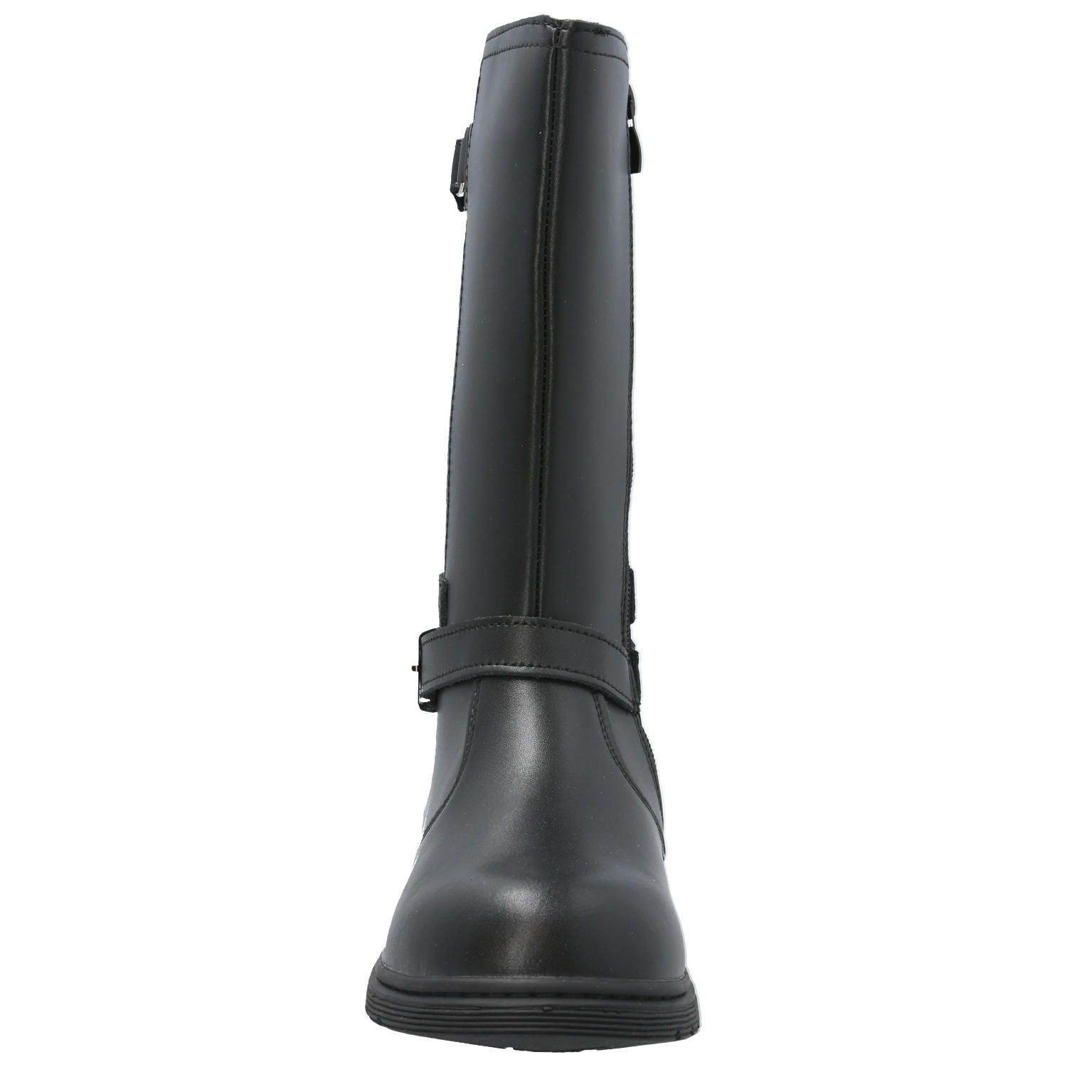 Bota Cuero Niña Lynox Negro-3