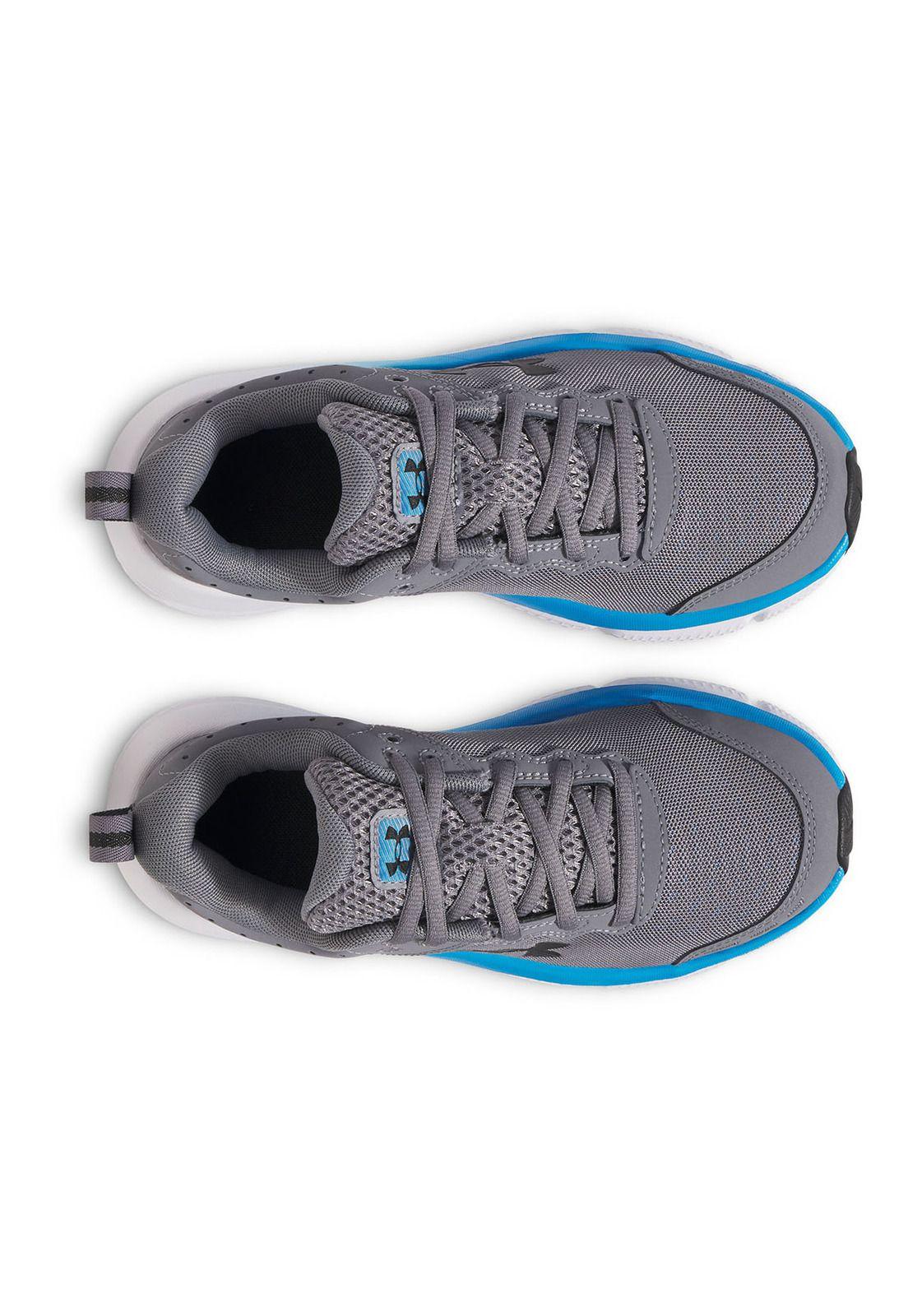 Zapatillas run Assert 10 para niños gris-4