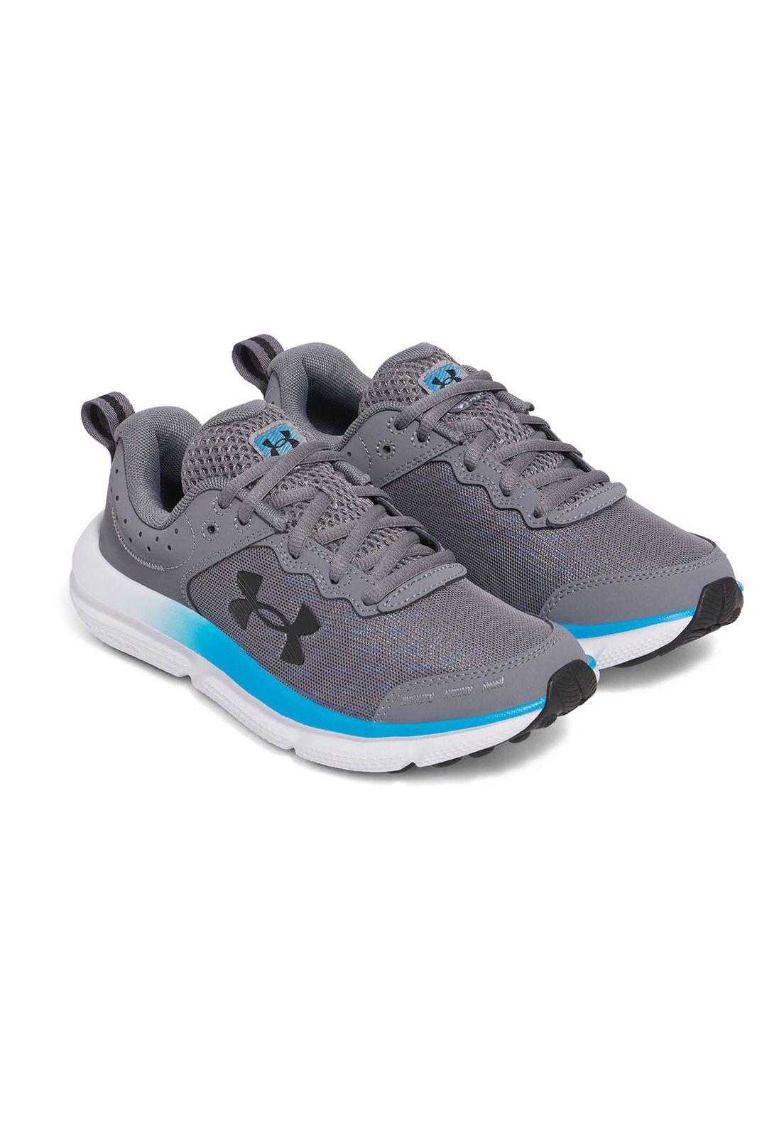 Zapatillas run Assert 10 para niños gris-5