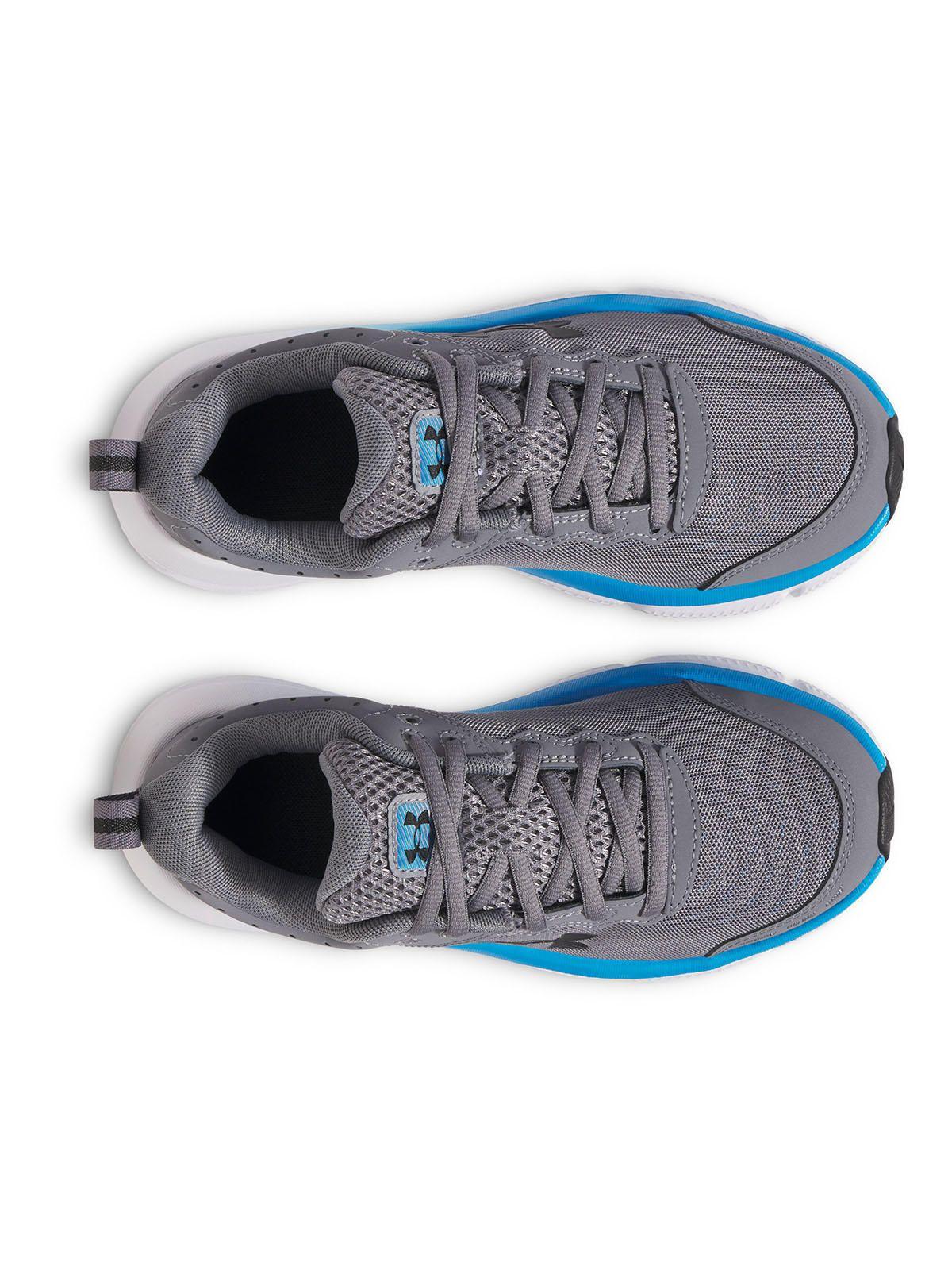 Zapatillas run Assert 10 para niños gris-4