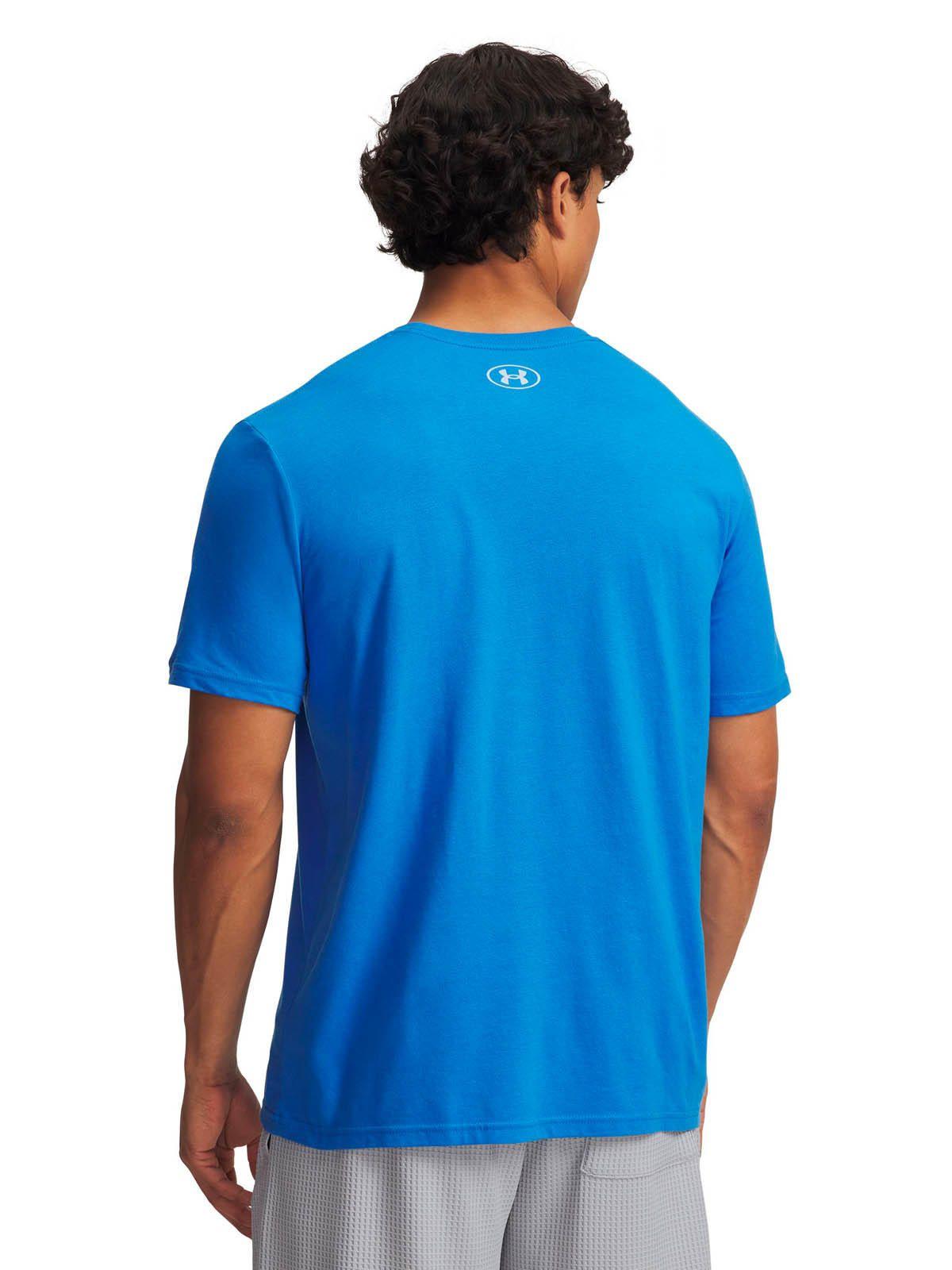 Polera Manga Corta Lifestyle  Hombre Left Chest Logo Azul -4