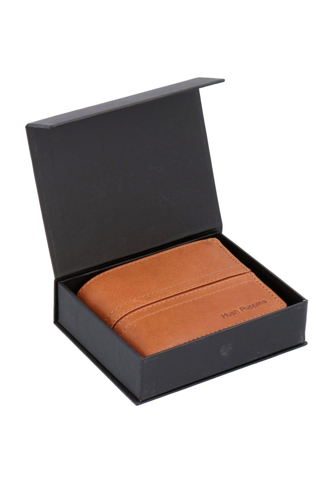 Billetera Cuero Omi Stitch Coin Café-4