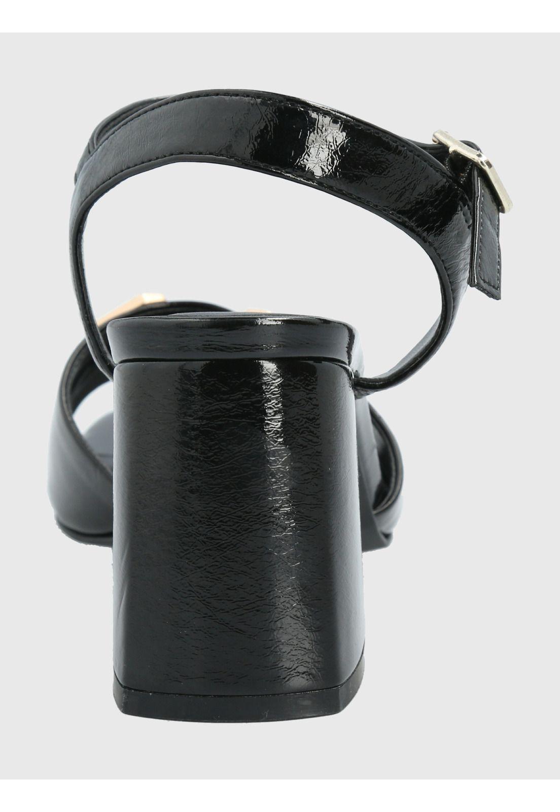 Sandalia Negro Mujer Forli -5