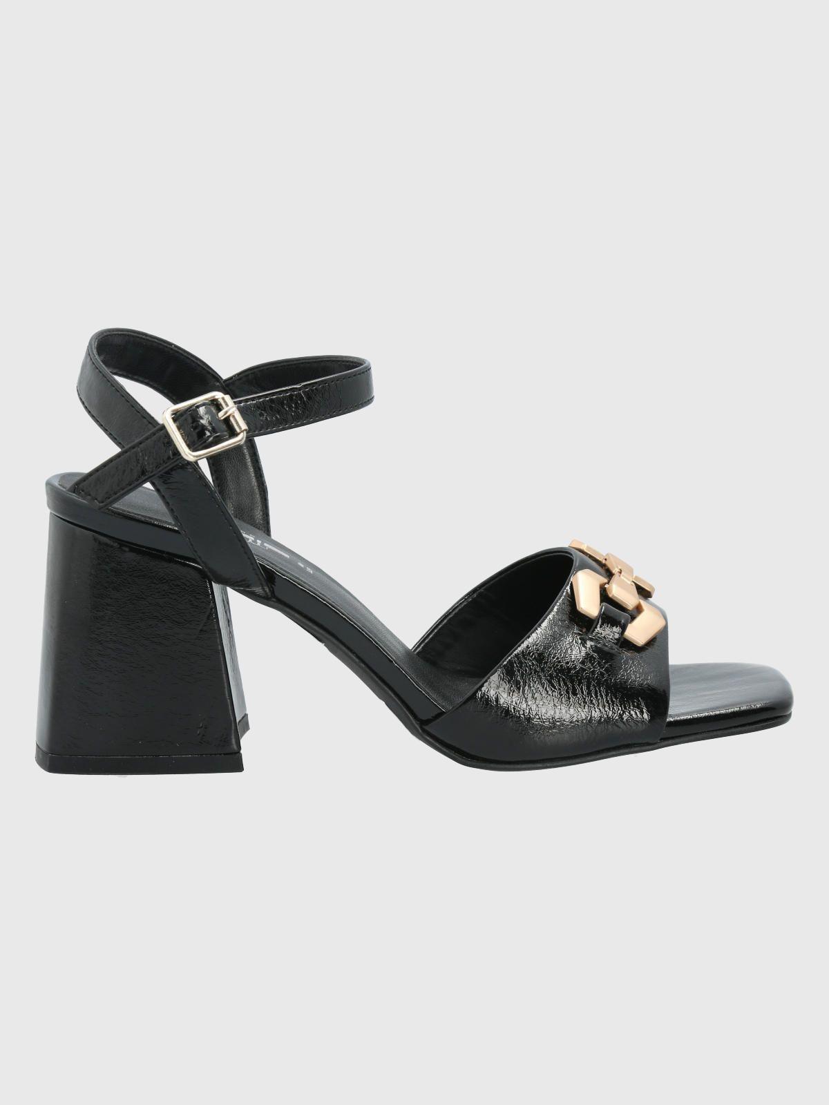 Sandalia Negro Mujer Forli -1