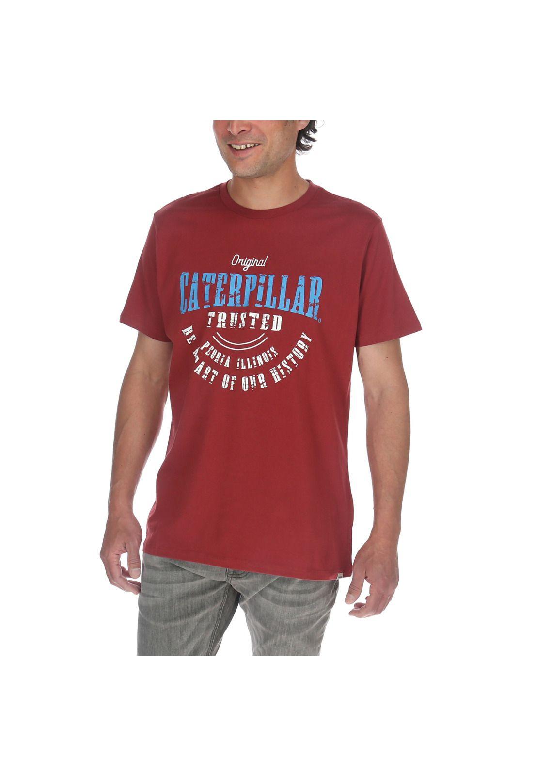 Polera M/C Hombre Foundation Trusted Tee Burdeo-0