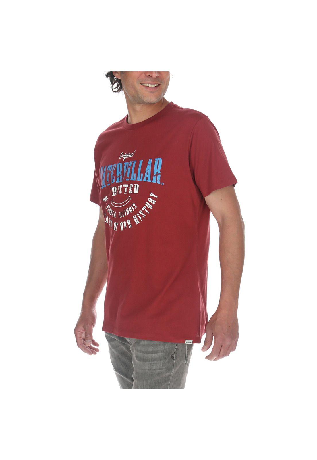 Polera M/C Hombre Foundation Trusted Tee Burdeo-1