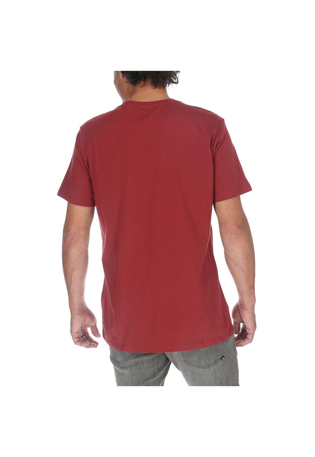 Polera M/C Hombre Foundation Trusted Tee Burdeo-2