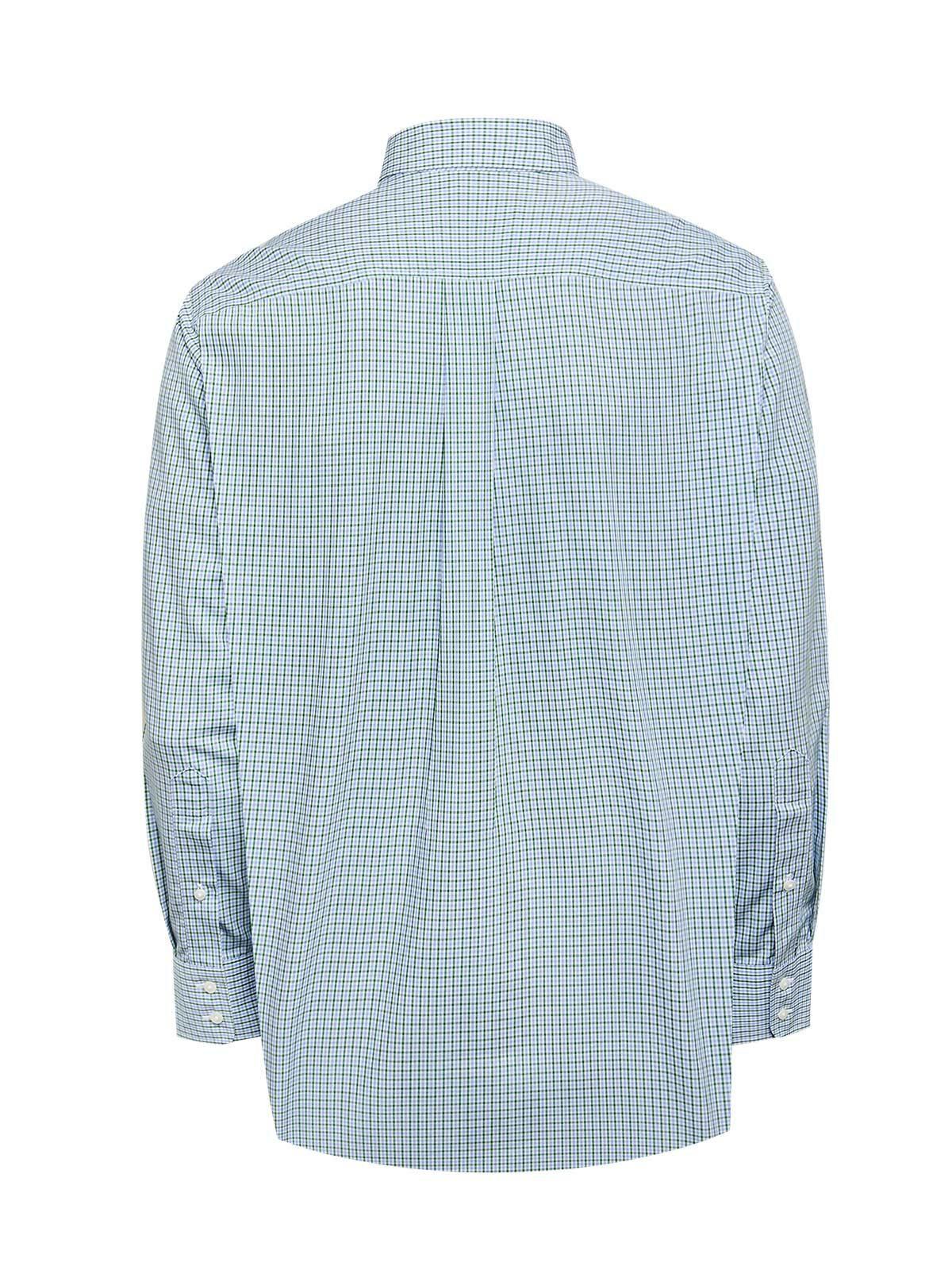 Camisa Libre de Arrugas Blanco Algodón Hombre-3