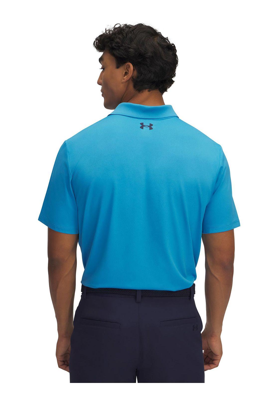 Polera Manga Corta Matchplay Hombre Azul-1