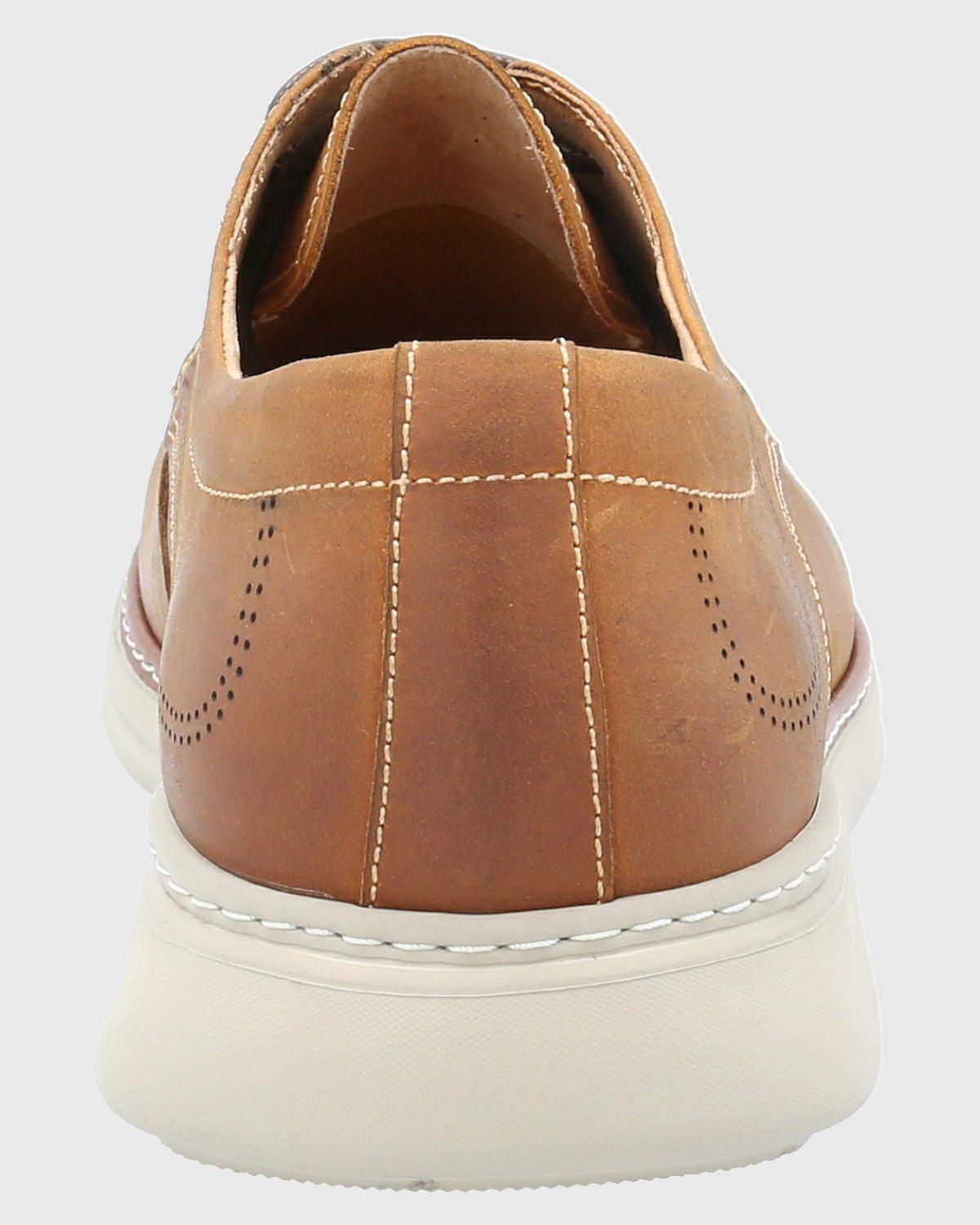 Zapato Cuero Hombre Max G Café-6