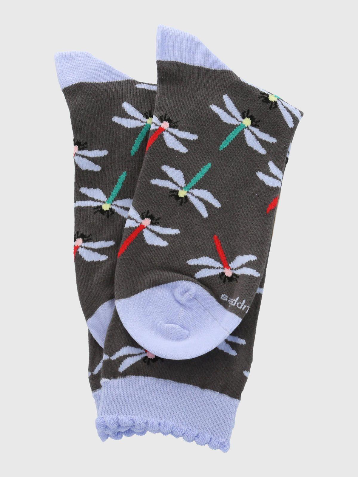 Calcetin Algodón Mujer C St Libel Gris-2