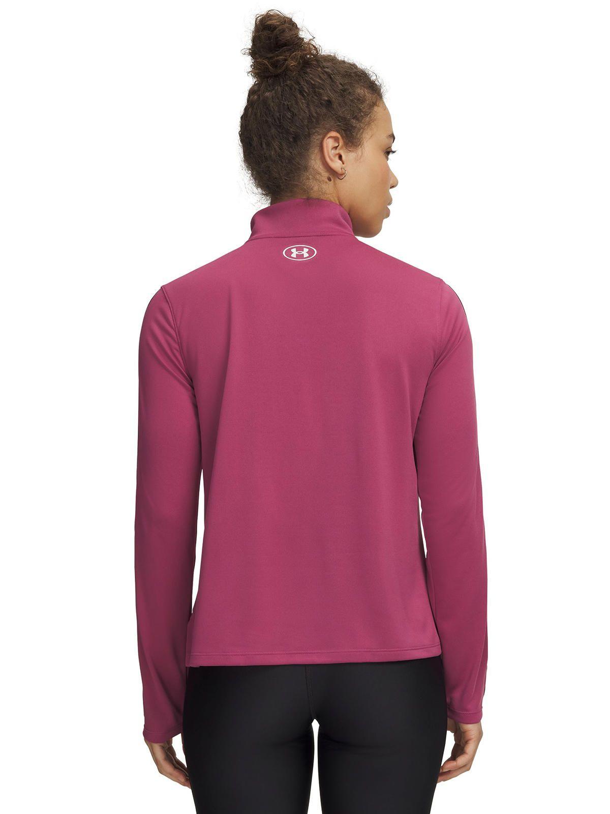 Polerón Training para mujer Tech Wordmark Tape Rojo -1