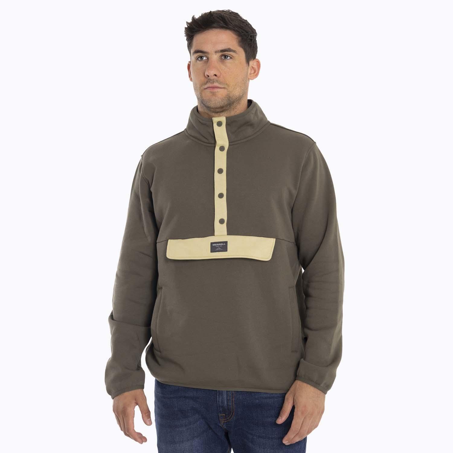 Poleron Hombre Salinas Café oscuro Merrell-0