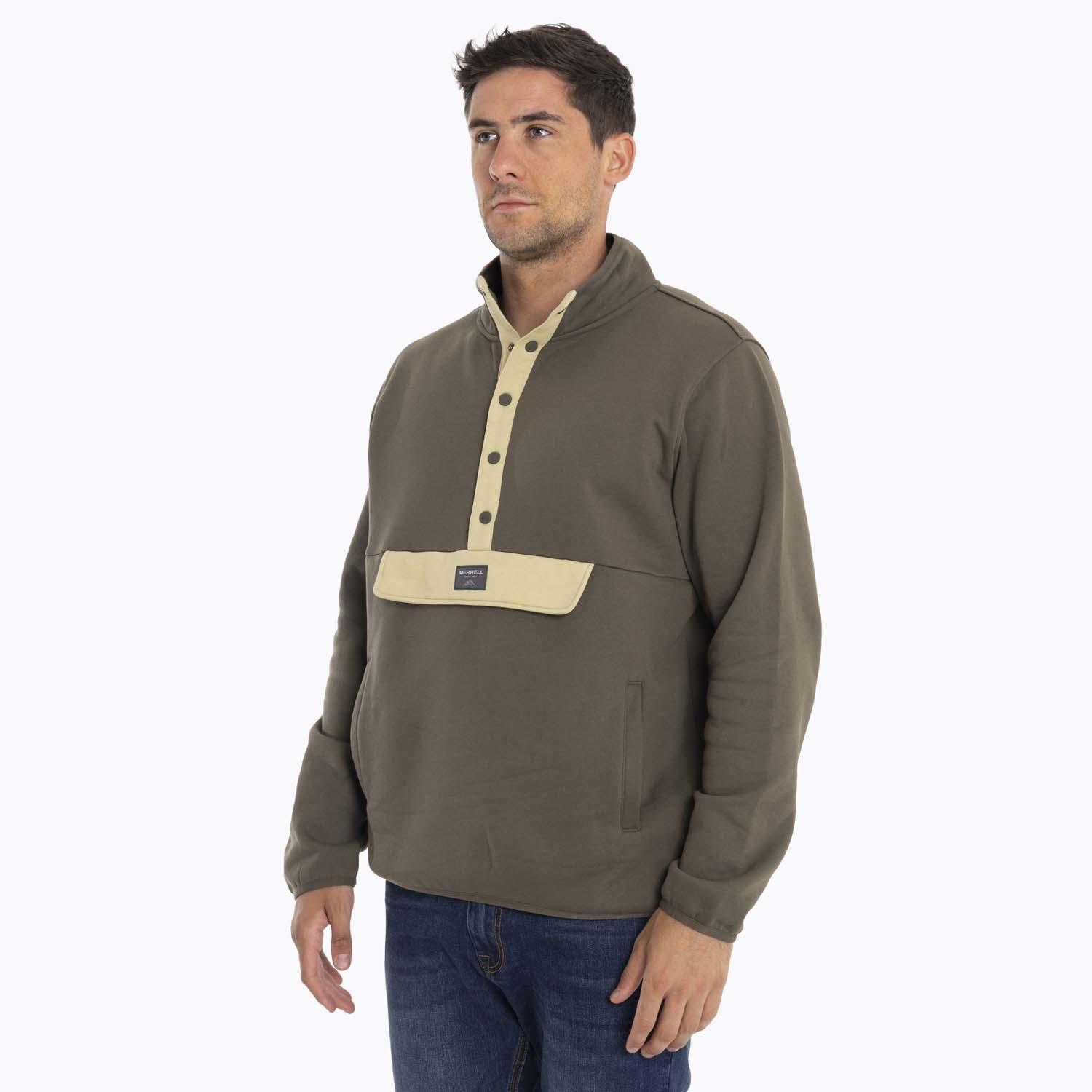 Poleron Hombre Salinas Café oscuro Merrell-1