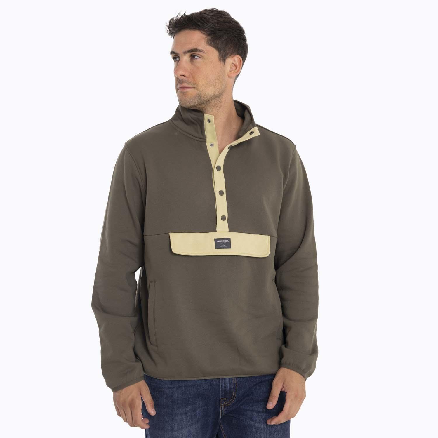 Poleron Hombre Salinas Café oscuro Merrell-4