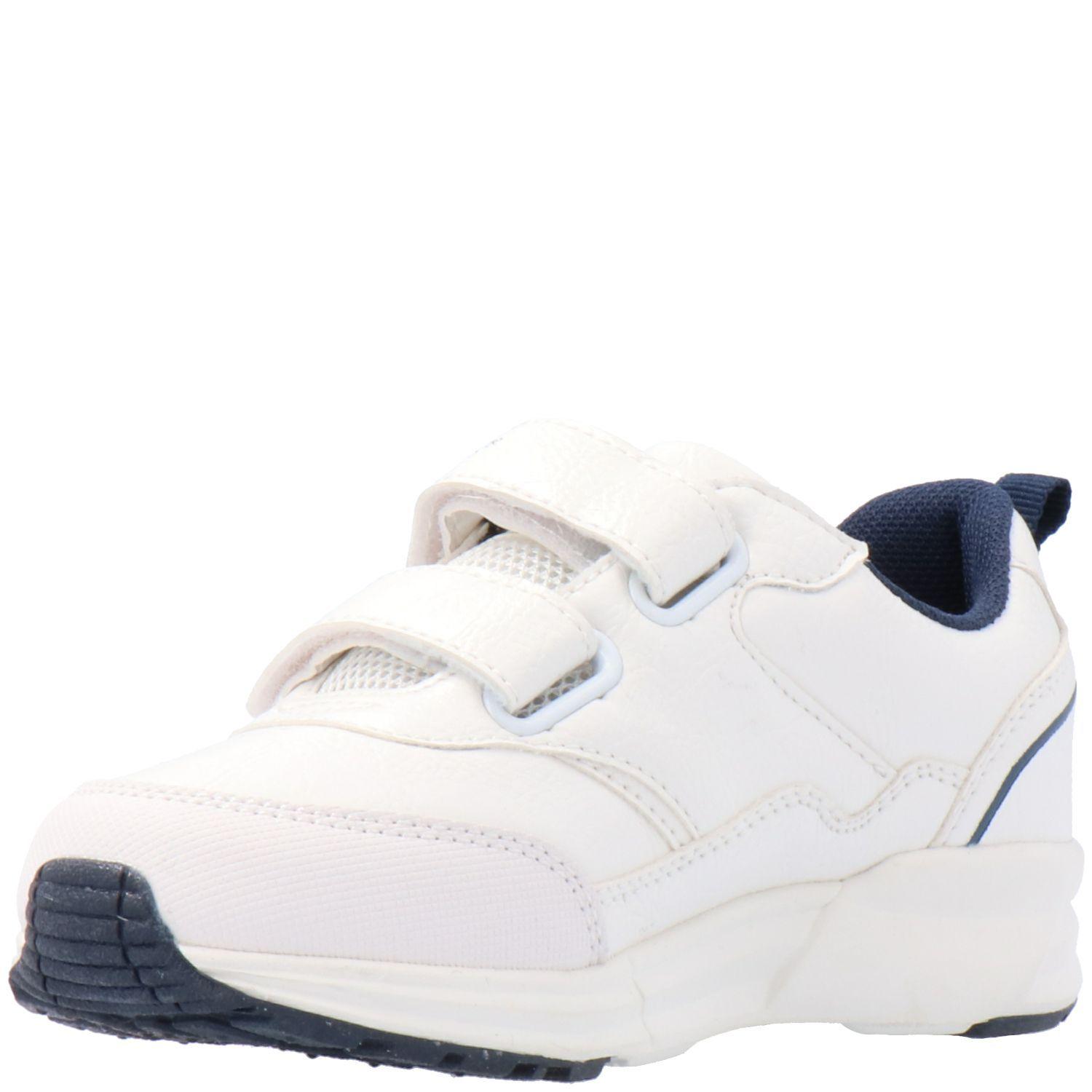 Zapatilla Niño Poliuretano Chance Velcro Blanco-3