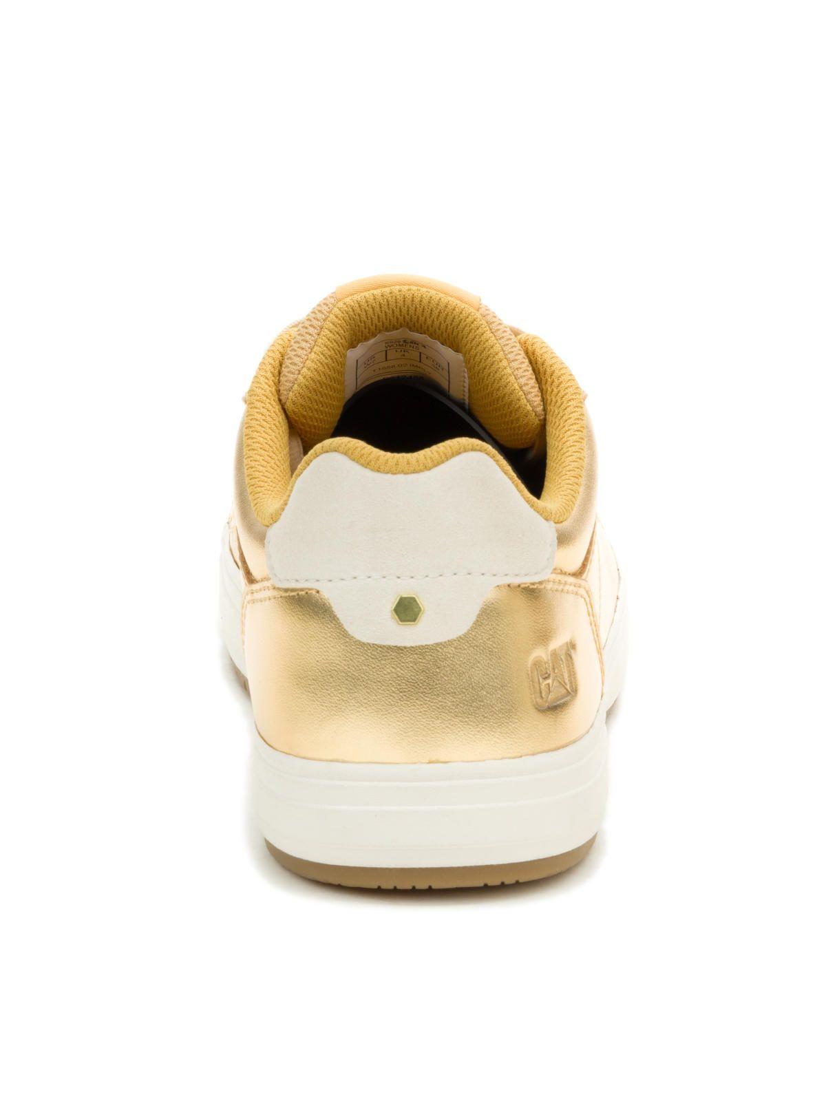 Zapatilla Cuero Mujer Imply Dorado-5