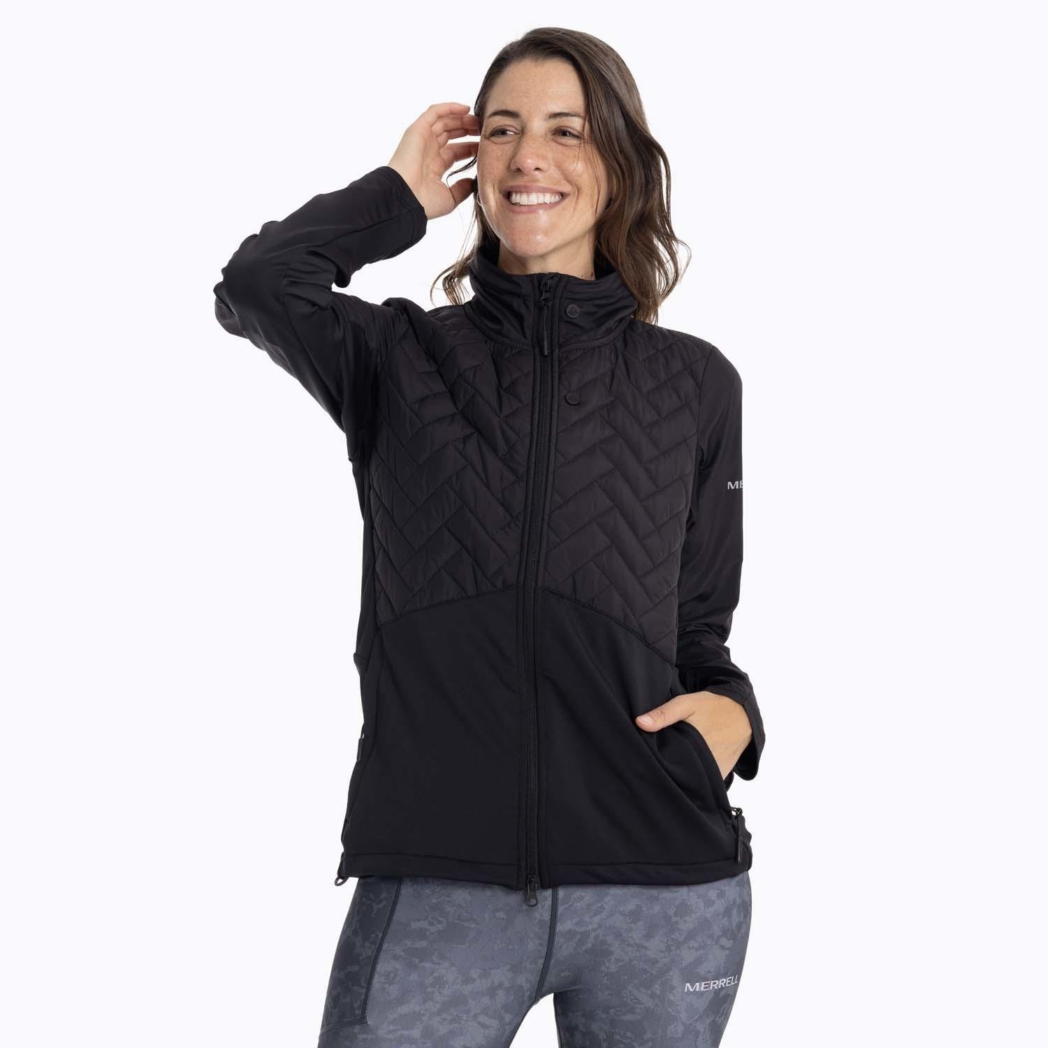Poleron Mujer Selway Negro Merrell-0