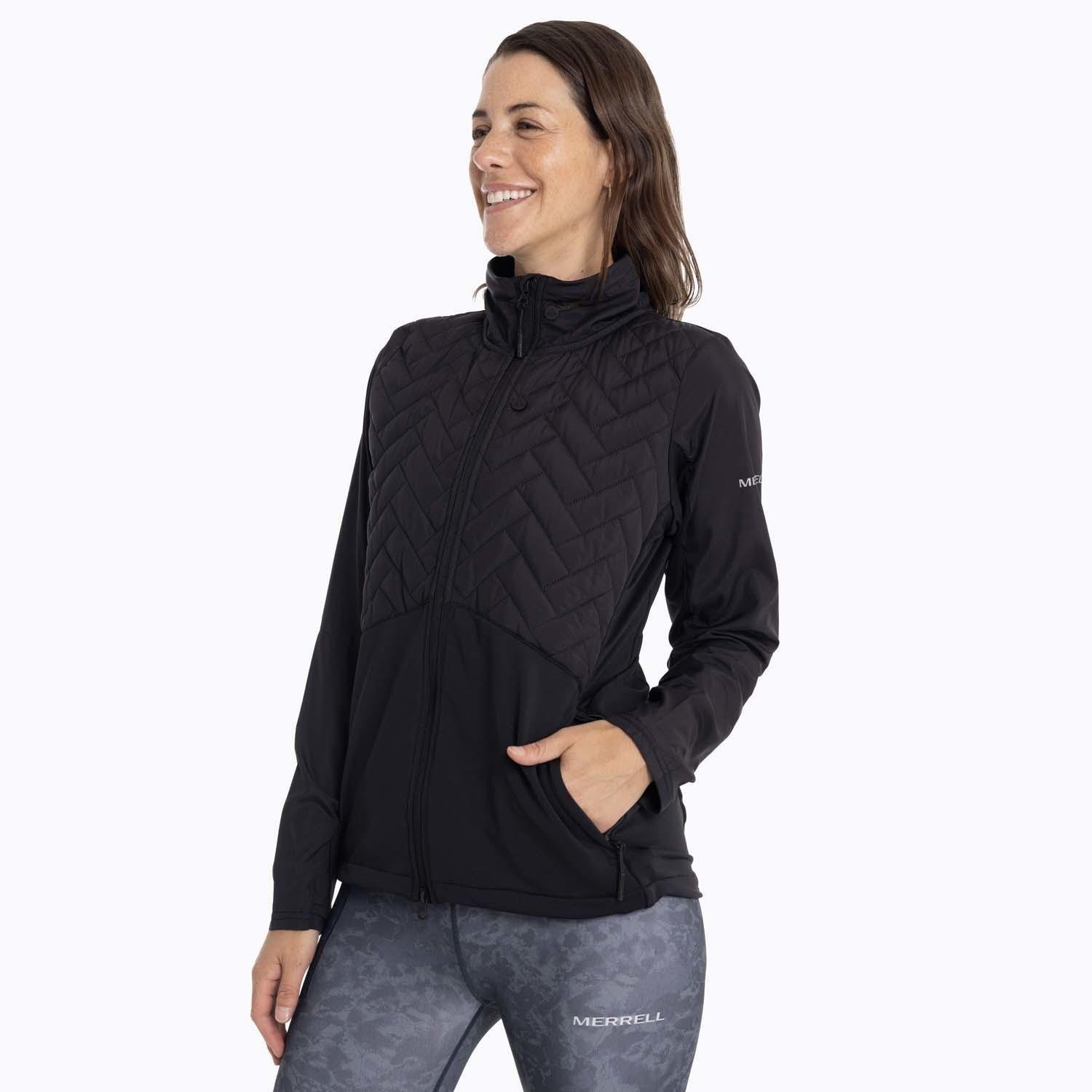 Poleron Mujer Selway Negro Merrell-1