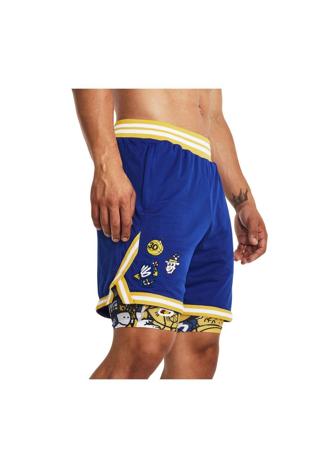 Short Training Curry Mesh 2 Multicolor Hombre-3