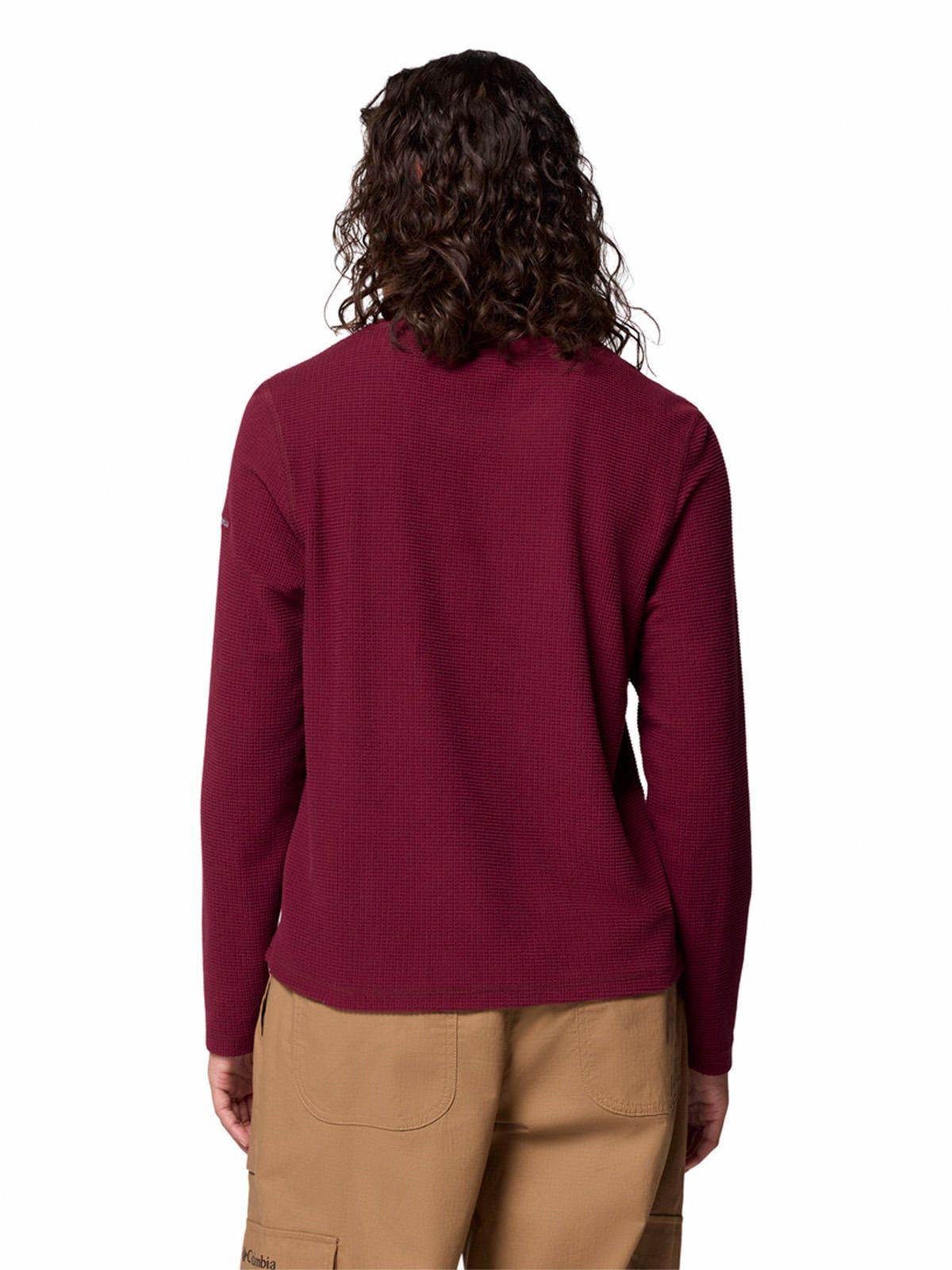 Polera ML Mujer Brea Falls Grid Crew Morado-4