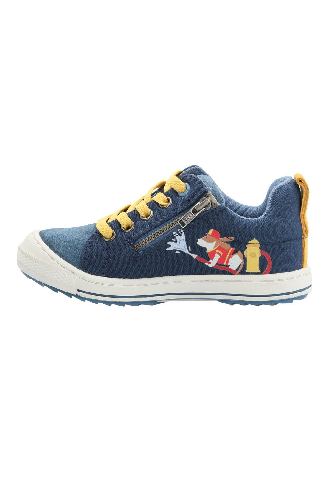 Zapatilla Cuero Go Wild  Niño Azul-0