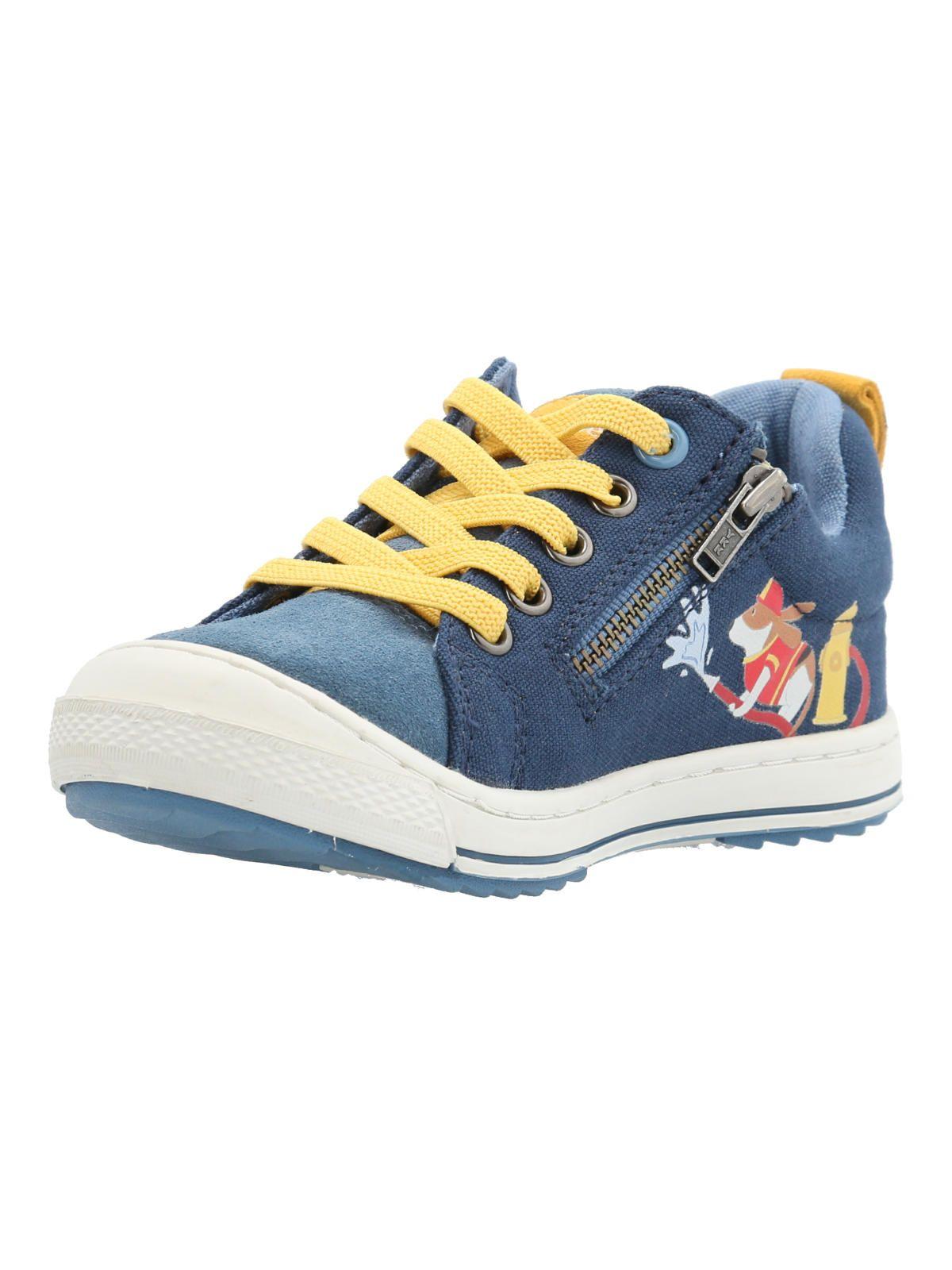 Zapatilla Cuero Go Wild  Niño Azul-4