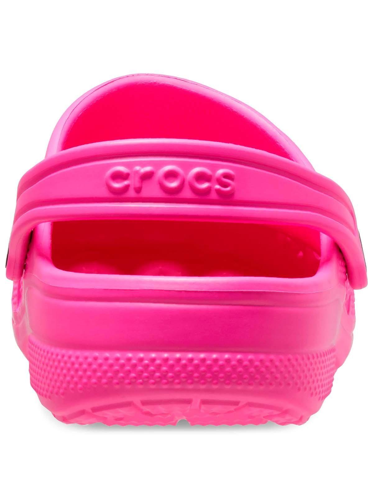 Zueco Crocs Niña Baya Clog K Rosado Eléctrico-6