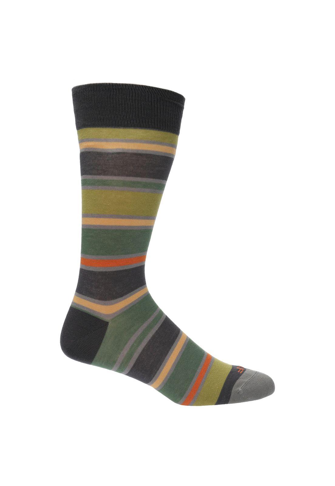 Calcetin Casual Rfv23H Pack Parrot Gris Hombre-1