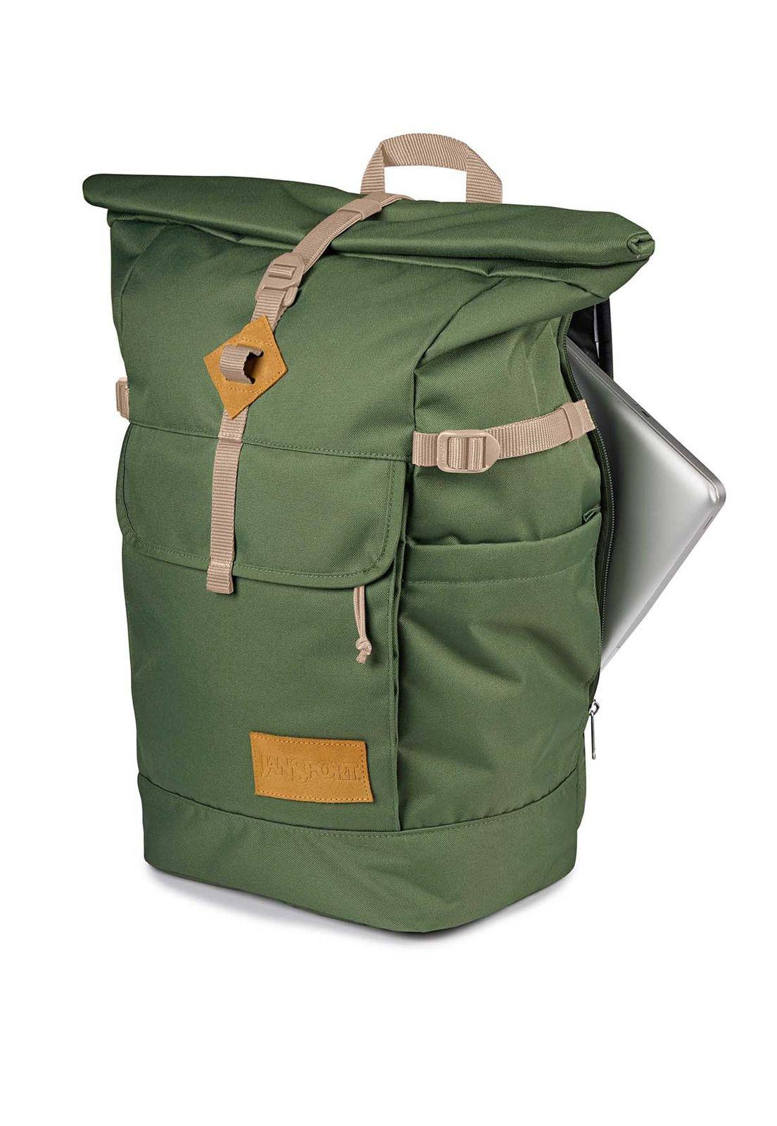 Mochila Hatchet Roll Top Verde-3